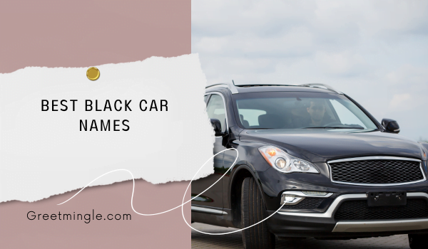 best black car names