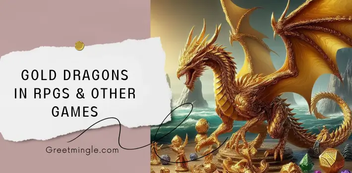 Gold Dragons In RPGs & Other Games