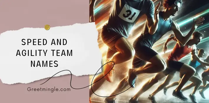 Speed And Agility Team Names