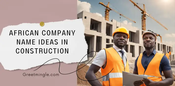 african company name ideas in construction