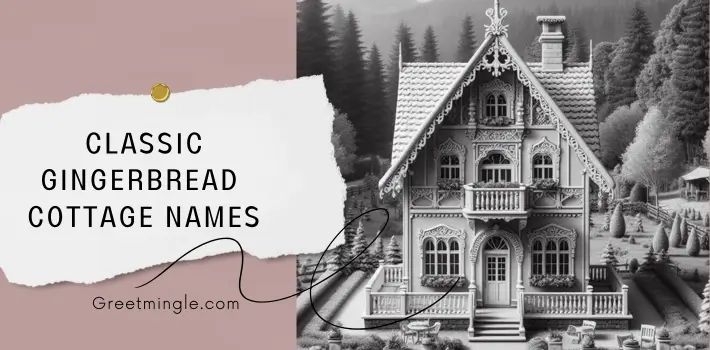 classic gingerbread cottage names