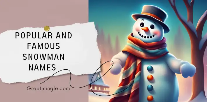 popular and famous snowman names