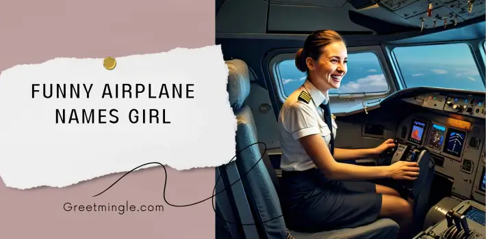 Funny Airplane Names Girl