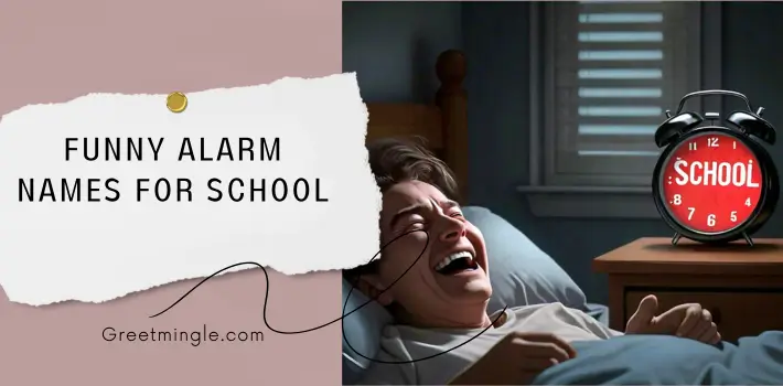 Funny Alarm Names For School