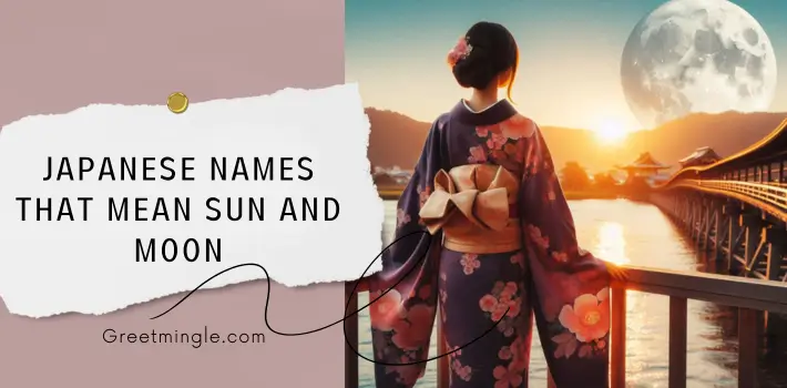 Japanese Names That Mean Sun and Moon