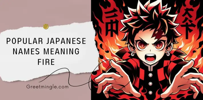 Popular Japanese Names Meaning Fire