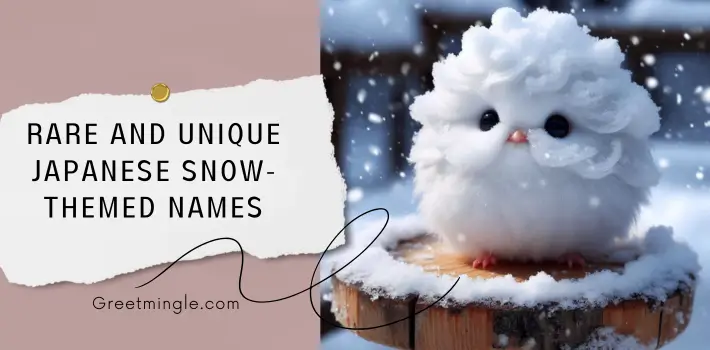 Rare And Unique Japanese Snow-Themed Names