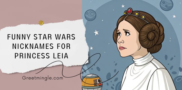 Funny Star Wars Nicknames for Princess Leia